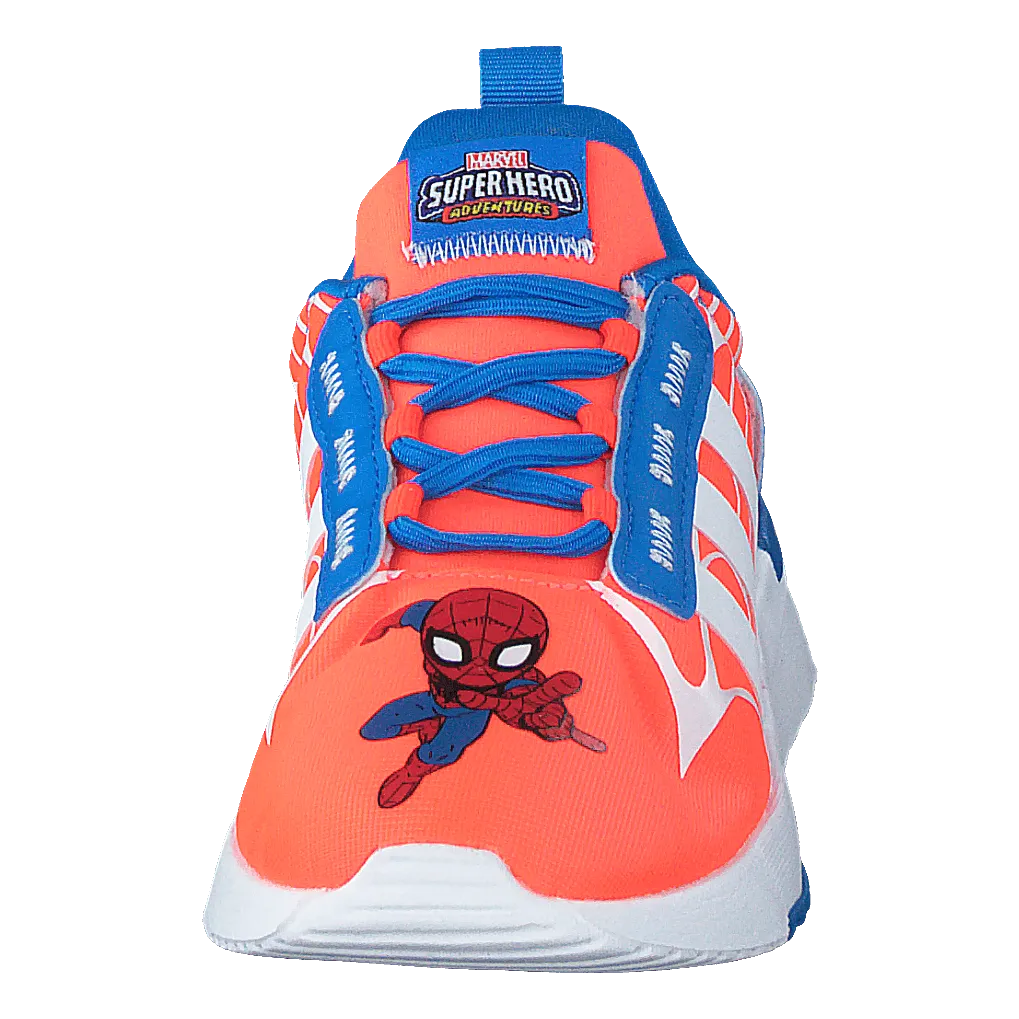 adidas x Marvel Super Hero Adventures Spider-Man Racer TR21 Shoes Solar Red / Cloud White / Blue Rush