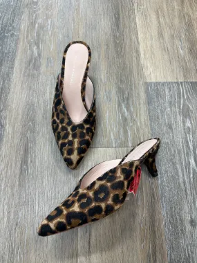 Animal Print Shoes Heels Kitten Loeffler Randall, Size 8