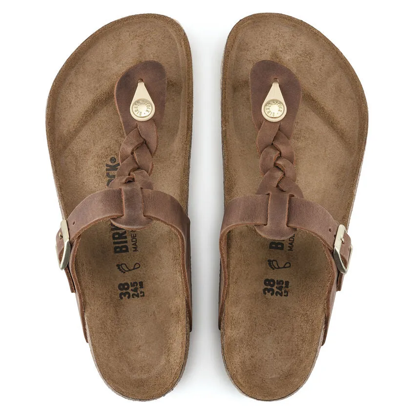 Birkenstock Gizeh Braided Oiled Leather