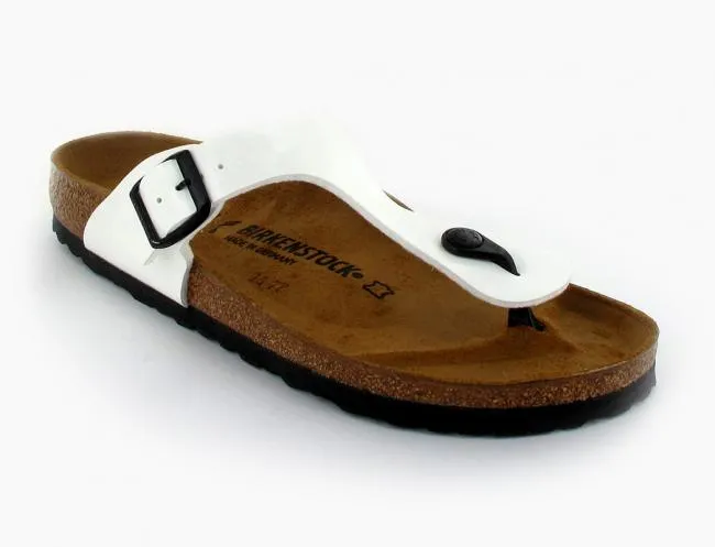 BIRKENSTOCK® Narrow Faux Leather Thong Sandals Gizeh