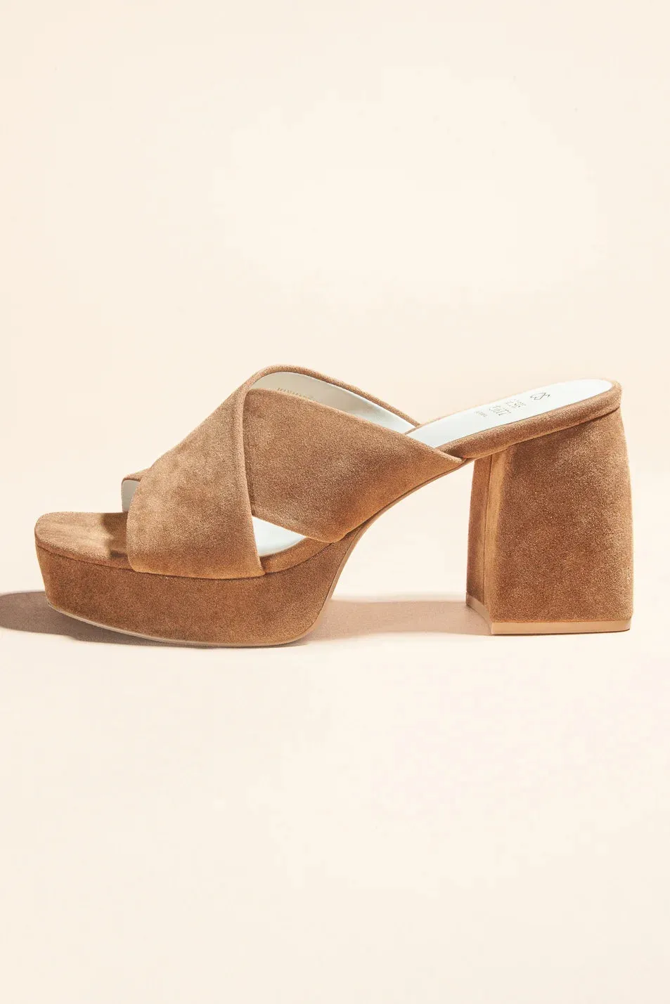 Carmen Platform Heels in Brown - FINAL SALE