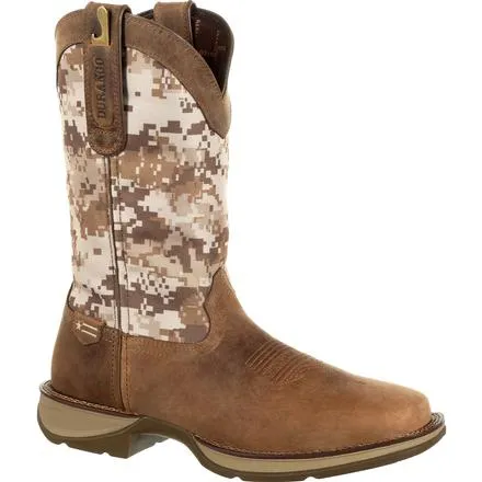 DURANGO REBEL DESERT CAMO PULL-ON WESTERN BOOT STYLE DDB0166