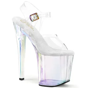 ENCHANT-708HT Clr/Holographic Tinted, 8"Heels