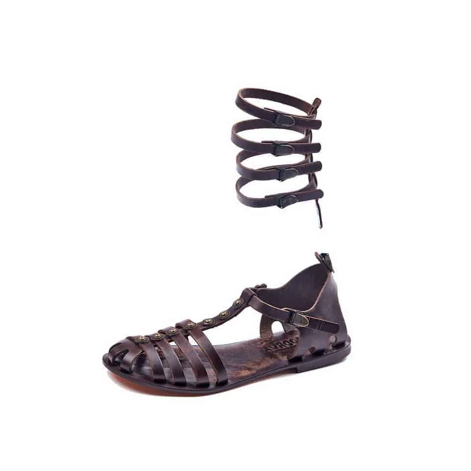 Handmade Leather Gladiator Sandals 600