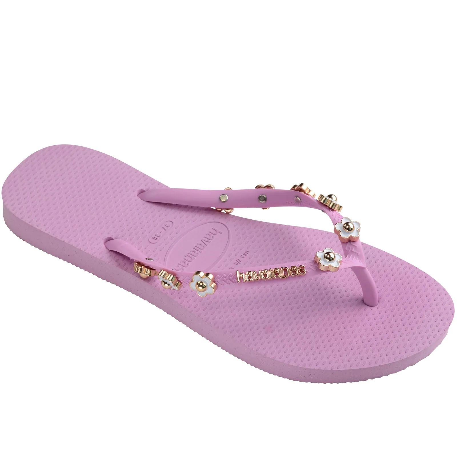 Havaianas Womens Slim Stylish Floral Flip Flops