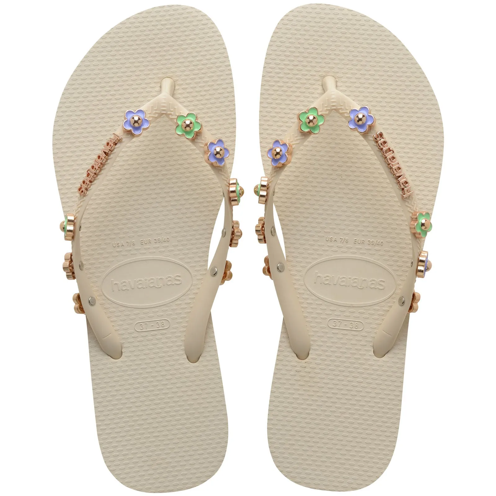 Havaianas Womens Slim Stylish Floral Flip Flops