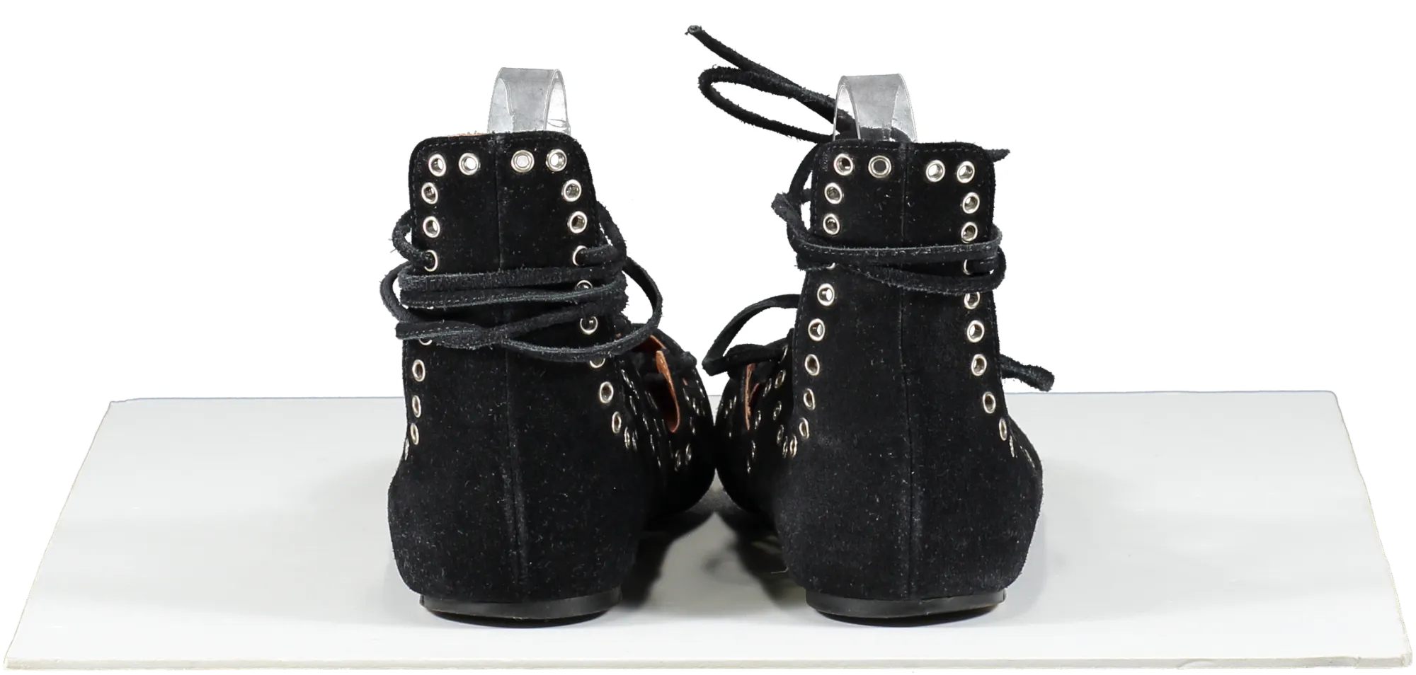 Isabel Marant Black Flat Lace Up Gladiator Sandals UK 6 EU 39 👠