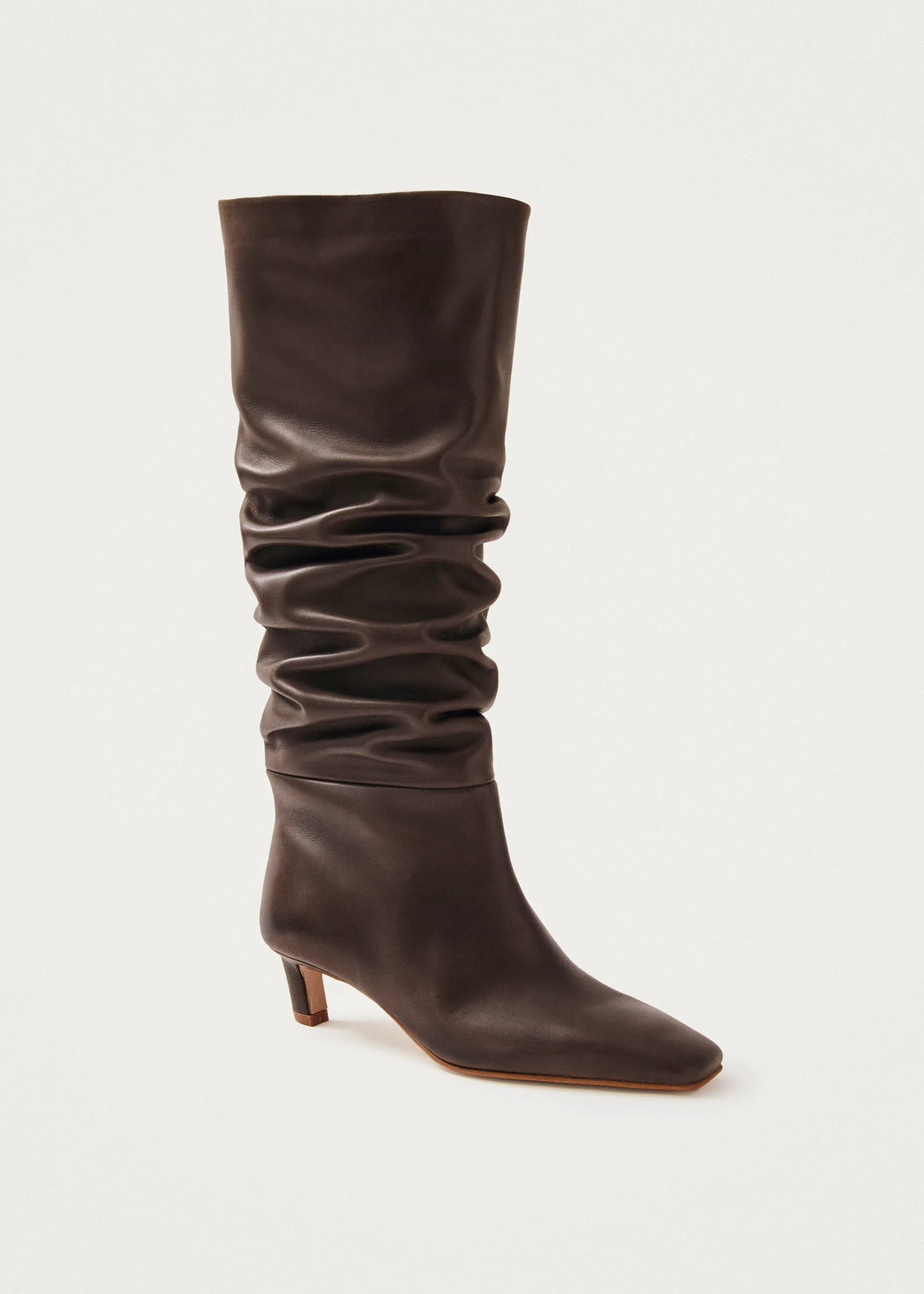 Kalila Brown Leather Boots