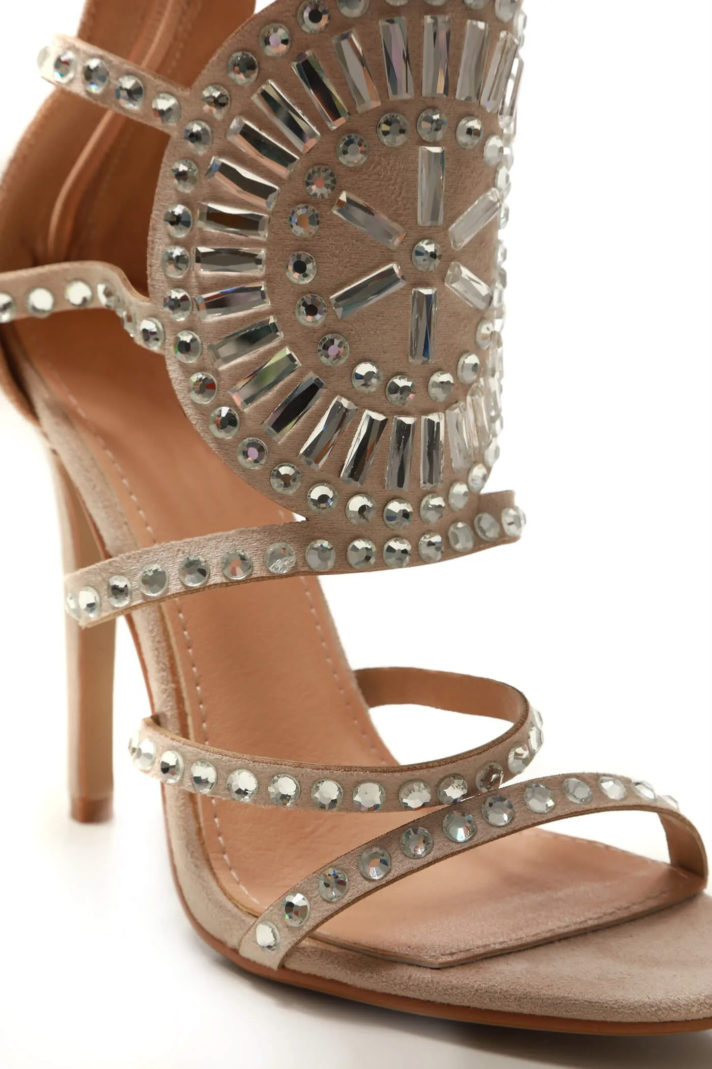 Lexi gladiator diamante & gems sandal