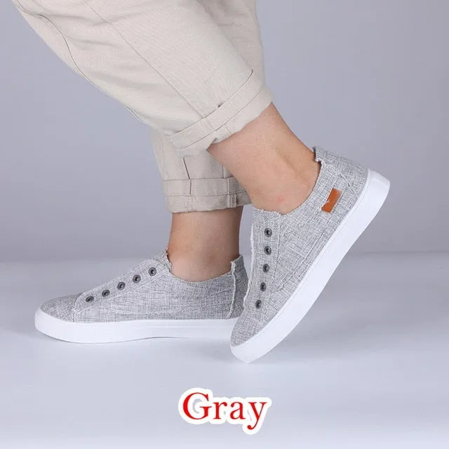 Men Women Skateboard Shoes Lovers Slip-on Casual