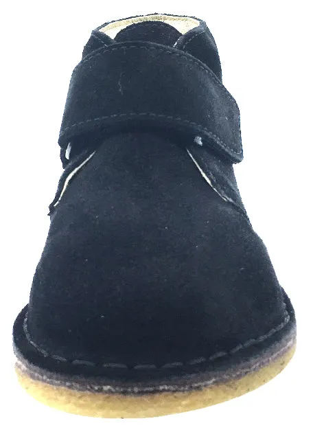 Naturino Boy's and Girl's Chukka Desert Boot, Black Suede