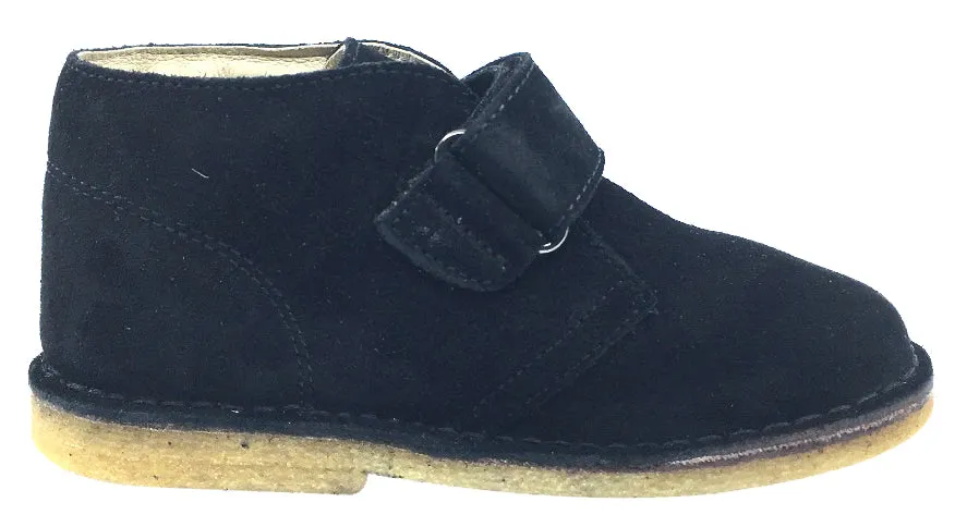 Naturino Boy's and Girl's Chukka Desert Boot, Black Suede