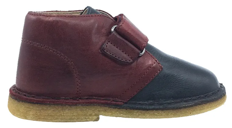 Naturino Boy's and Girl's Hook and Loop Closure Chukka Desert Boot, Bordo-Antracite