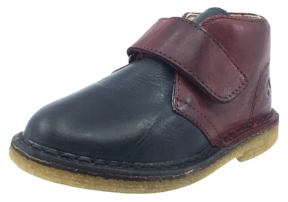 Naturino Boy's and Girl's Hook and Loop Closure Chukka Desert Boot, Bordo-Antracite