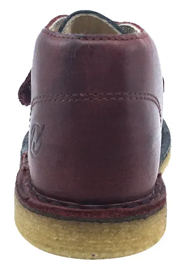 Naturino Boy's and Girl's Hook and Loop Closure Chukka Desert Boot, Bordo-Antracite