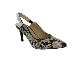 Penny Loves Kenny Aught Women Slip-on Shoes In Natural Faux Snake