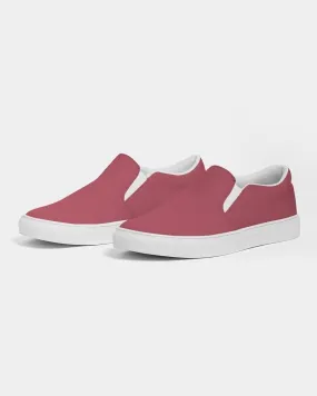 Shaded Midtone Pink Slip-On Canvas Sneakers | Women's | C0M80Y40K30