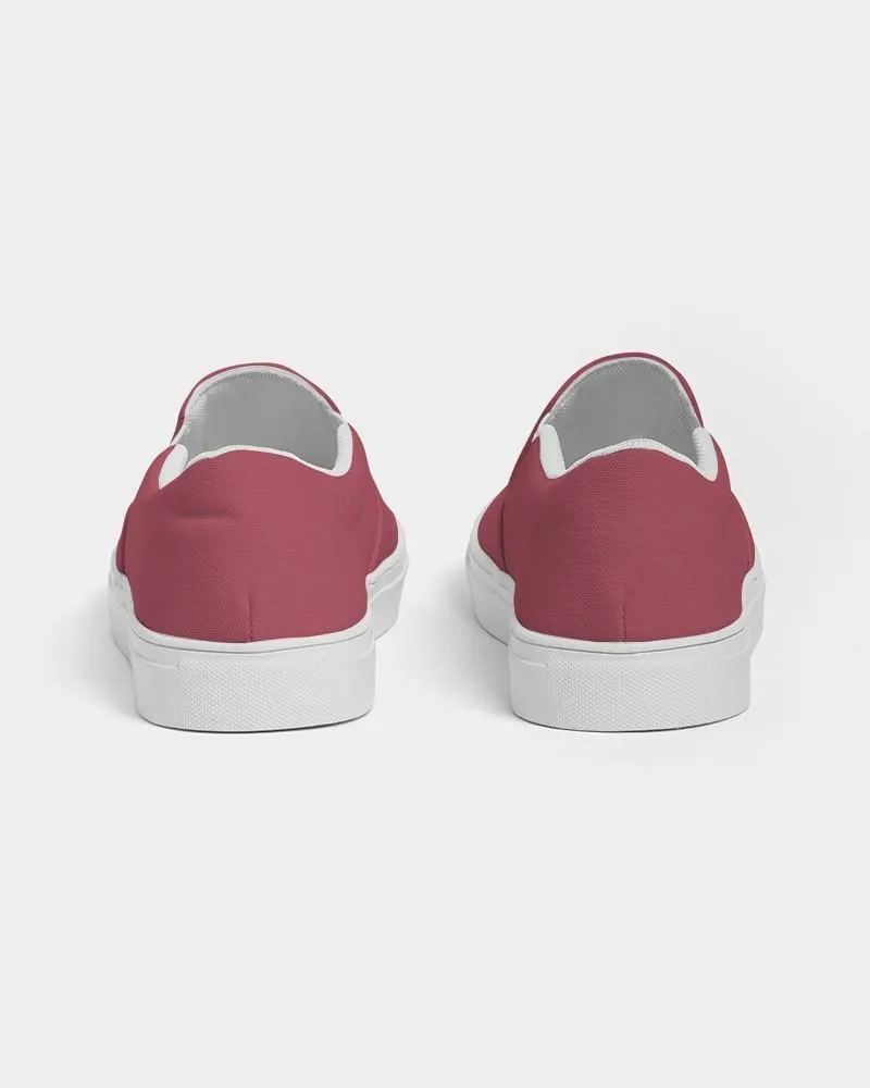 Shaded Midtone Pink Slip-On Canvas Sneakers | Women's | C0M80Y40K30