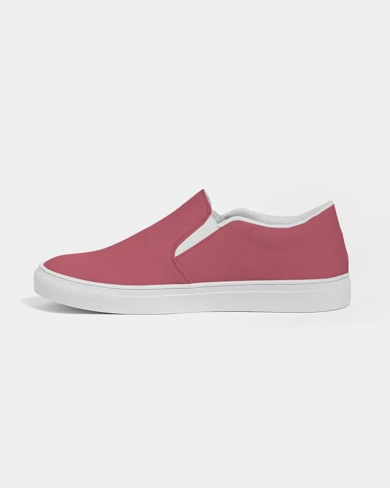 Shaded Midtone Pink Slip-On Canvas Sneakers | Women's | C0M80Y40K30