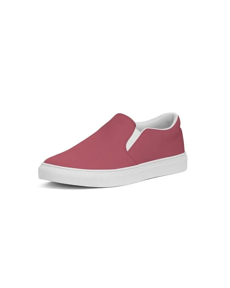 Shaded Midtone Pink Slip-On Canvas Sneakers | Women's | C0M80Y40K30