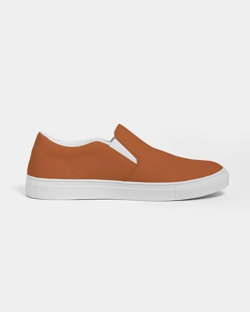 Shaded Orange Slip-On Canvas Sneakers | Women's | C0M75Y100K30