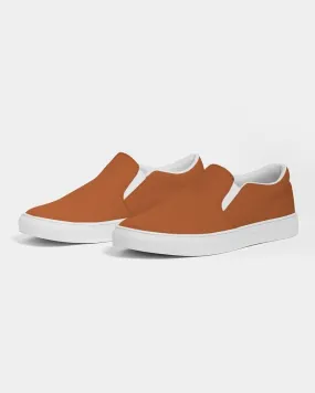 Shaded Orange Slip-On Canvas Sneakers | Women's | C0M75Y100K30