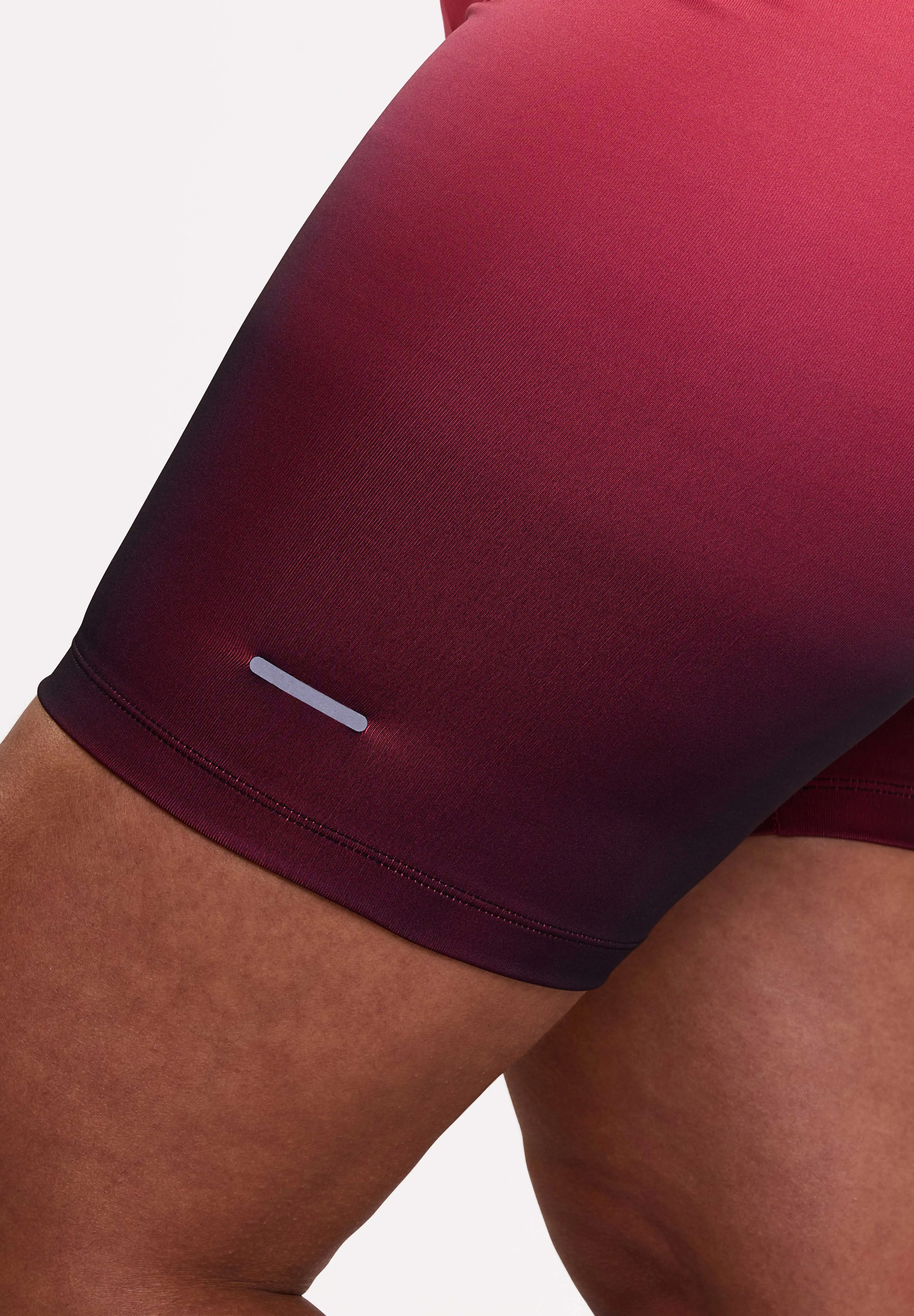 Short de sport Sport performance dégradé corail noir