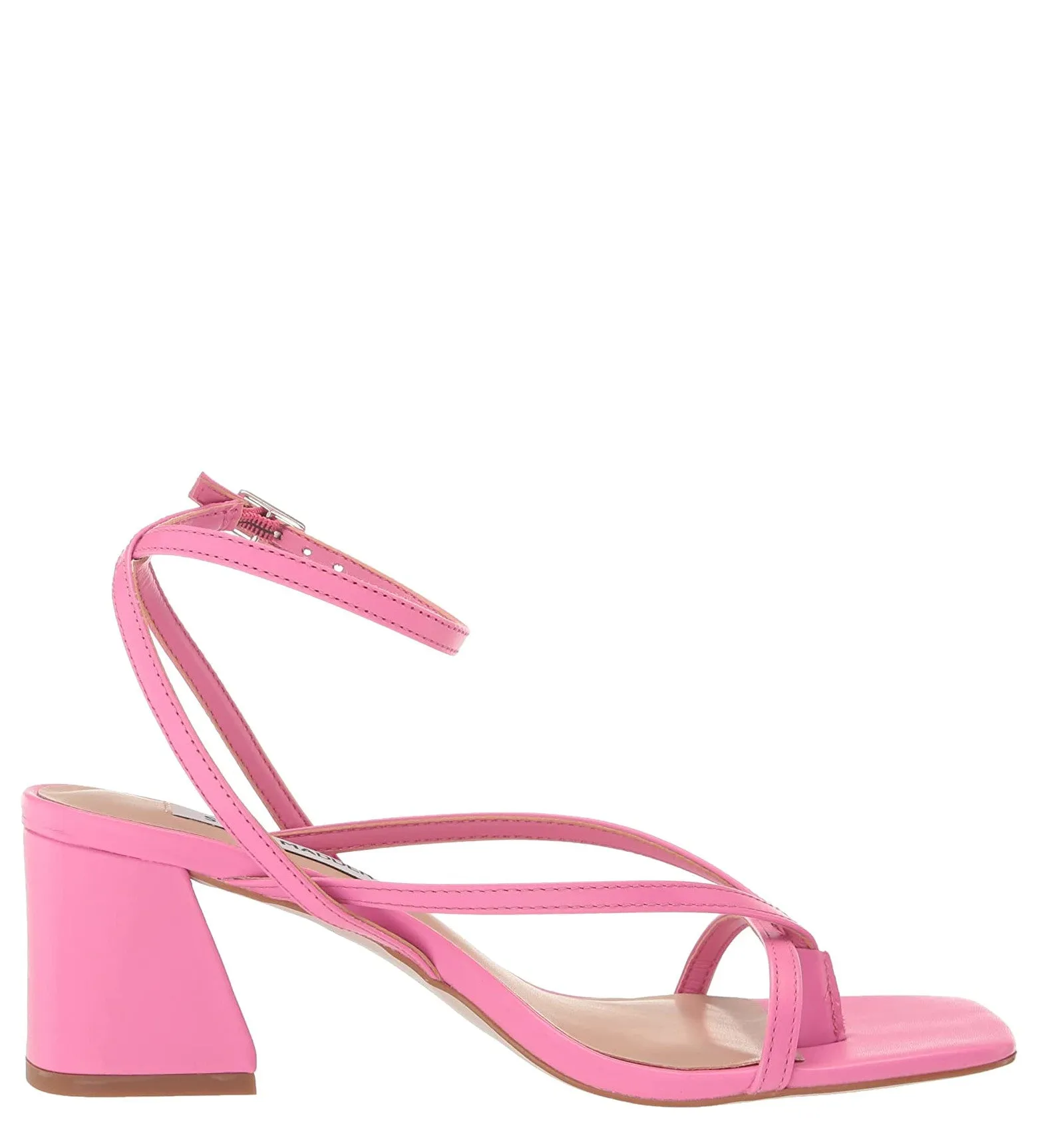 Steve Madden Alaina Sandal in Fuschia Leather