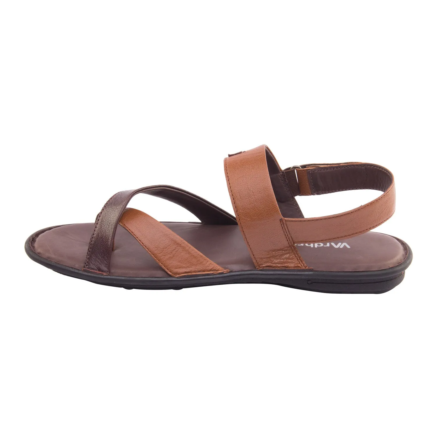 Vardhra Men 100% Genuine Leather - Thong Sandals / Slippers - English Brown