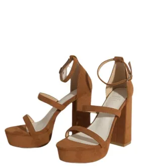 Womens Raelynn Suede Platform Heels